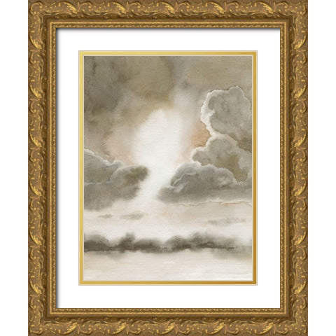 Sepia Sky I Gold Ornate Wood Framed Art Print with Double Matting by Popp, Grace