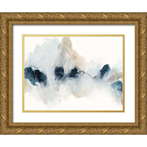 Tranquil Cloudbank I Gold Ornate Wood Framed Art Print with Double Matting by Vess, June Erica