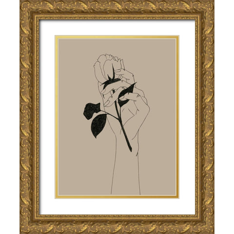 Youre the One II Gold Ornate Wood Framed Art Print with Double Matting by Popp, Grace