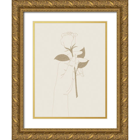 Youre the One III Gold Ornate Wood Framed Art Print with Double Matting by Popp, Grace