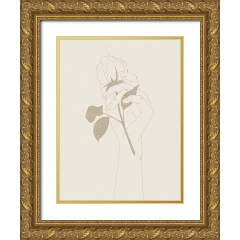 Youre the One IV Gold Ornate Wood Framed Art Print with Double Matting by Popp, Grace