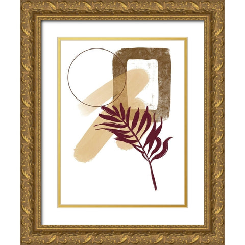 Slow Burn I Gold Ornate Wood Framed Art Print with Double Matting by Holman, Nicholas