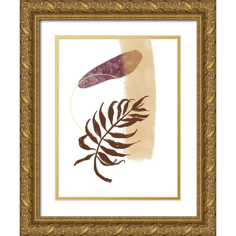 Slow Burn II Gold Ornate Wood Framed Art Print with Double Matting by Holman, Nicholas