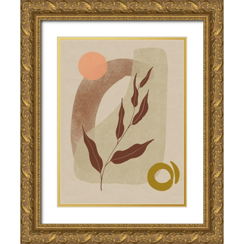 Autumn Soul I Gold Ornate Wood Framed Art Print with Double Matting by Holman, Nicholas