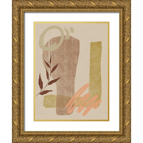 Autumn Soul II Gold Ornate Wood Framed Art Print with Double Matting by Holman, Nicholas