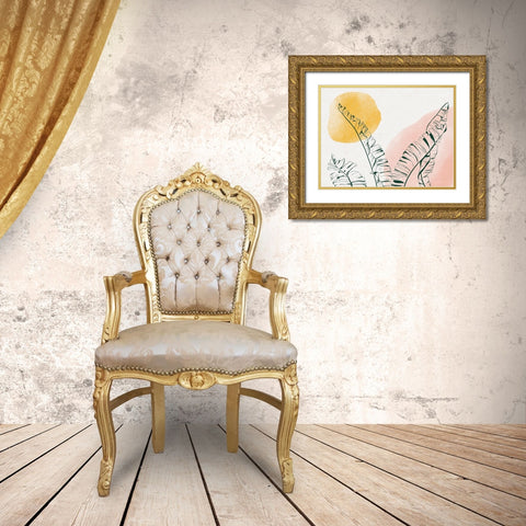 Summer Warmth II Gold Ornate Wood Framed Art Print with Double Matting by Holman, Nicholas