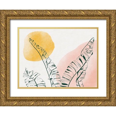 Summer Warmth II Gold Ornate Wood Framed Art Print with Double Matting by Holman, Nicholas