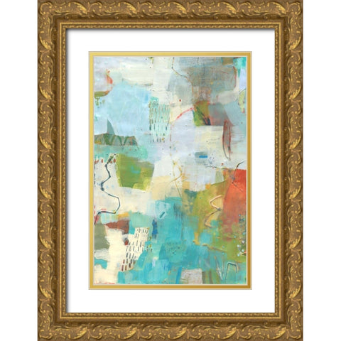 Galore I Gold Ornate Wood Framed Art Print with Double Matting by Jachimiec, Sue