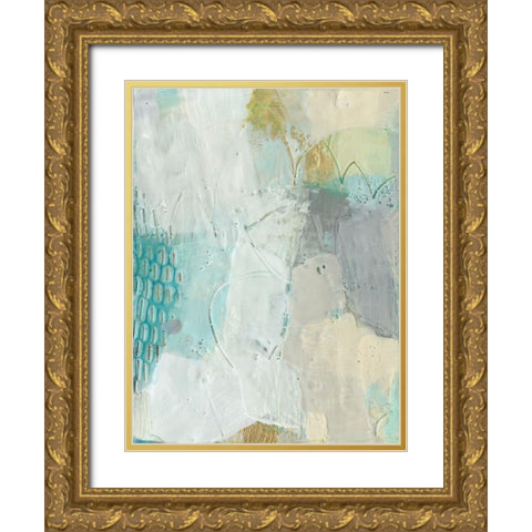 Laxe I Gold Ornate Wood Framed Art Print with Double Matting by Jachimiec, Sue