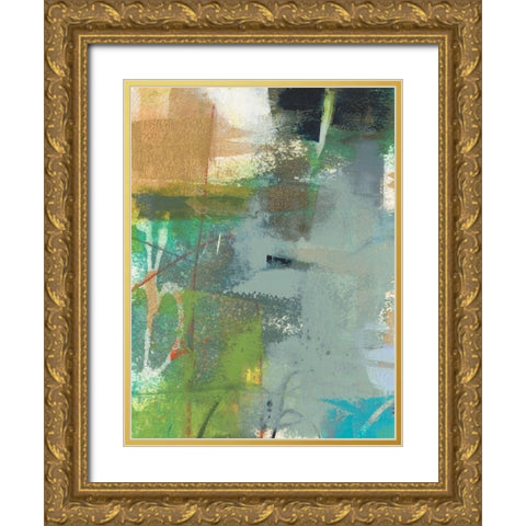 Mod II Gold Ornate Wood Framed Art Print with Double Matting by Jachimiec, Sue