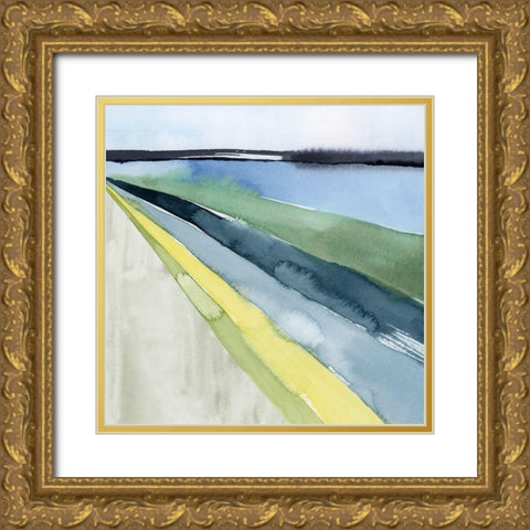 Pastel Perspective II Gold Ornate Wood Framed Art Print with Double Matting by Popp, Grace