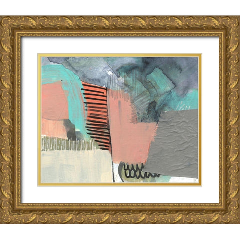 Over-Under And Through I Gold Ornate Wood Framed Art Print with Double Matting by Goldberger, Jennifer