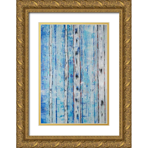 Between the Gap II Gold Ornate Wood Framed Art Print with Double Matting by OToole, Tim