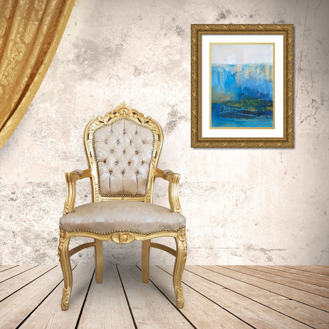 Bay Walk II Gold Ornate Wood Framed Art Print with Double Matting by Fuchs, Jodi