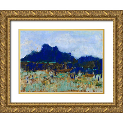 Altiplano I Gold Ornate Wood Framed Art Print with Double Matting by Fagalde, Jarman