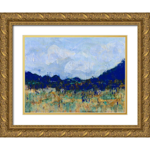 Altiplano II Gold Ornate Wood Framed Art Print with Double Matting by Fagalde, Jarman