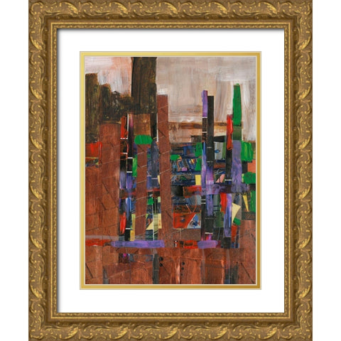 La Paz I Gold Ornate Wood Framed Art Print with Double Matting by Fagalde, Jarman