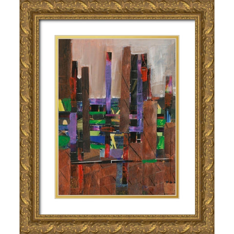 La Paz II Gold Ornate Wood Framed Art Print with Double Matting by Fagalde, Jarman