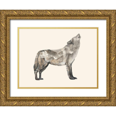 The Wilderness V Gold Ornate Wood Framed Art Print with Double Matting by Barnes, Victoria