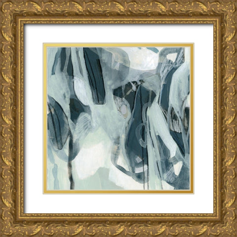 Neural Network I Gold Ornate Wood Framed Art Print with Double Matting by Vess, June Erica