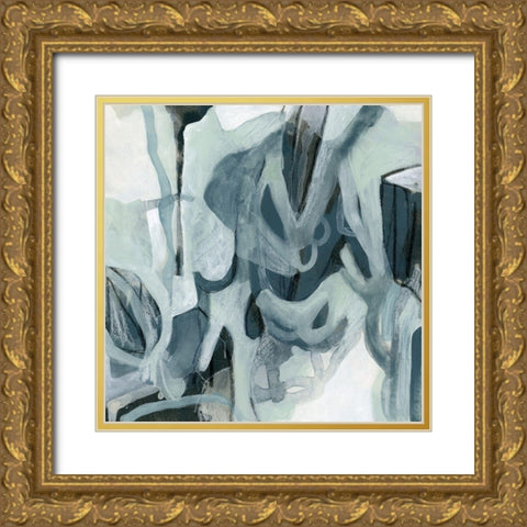 Neural Network II Gold Ornate Wood Framed Art Print with Double Matting by Vess, June Erica