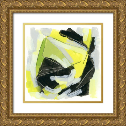 Citron Jungle II Gold Ornate Wood Framed Art Print with Double Matting by Vess, June Erica