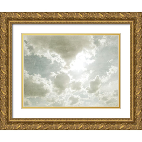 Sky Scrapers II Gold Ornate Wood Framed Art Print with Double Matting by Chandler, Sharon