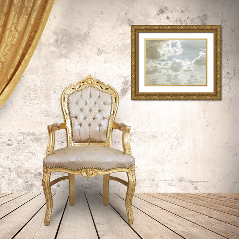 Sky Scrapers IV Gold Ornate Wood Framed Art Print with Double Matting by Chandler, Sharon