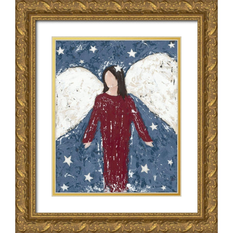 Angels Everyone II Gold Ornate Wood Framed Art Print with Double Matting by Reynolds, Jade