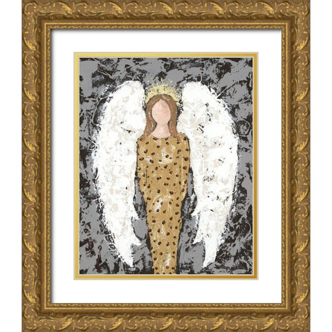 Angels Everyone III Gold Ornate Wood Framed Art Print with Double Matting by Reynolds, Jade