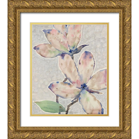 Blossom Study I Gold Ornate Wood Framed Art Print with Double Matting by OToole, Tim