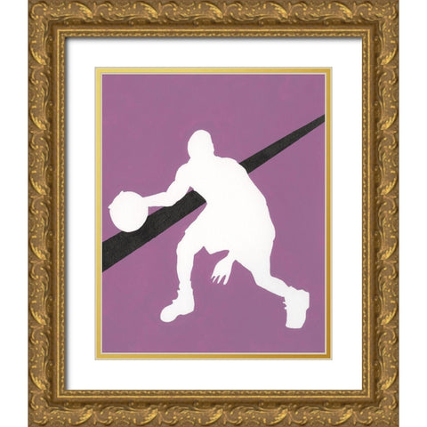 Its All About the Game I Gold Ornate Wood Framed Art Print with Double Matting by Moore, Regina