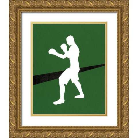 Its All About the Game IV Gold Ornate Wood Framed Art Print with Double Matting by Moore, Regina