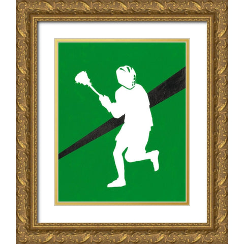 Its All About the Game VI Gold Ornate Wood Framed Art Print with Double Matting by Moore, Regina