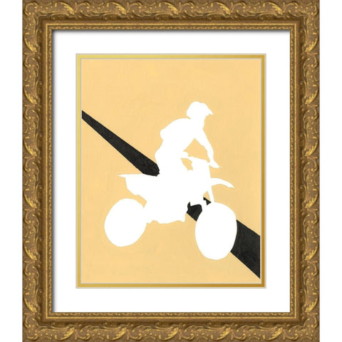 Its All About the Game VII Gold Ornate Wood Framed Art Print with Double Matting by Moore, Regina