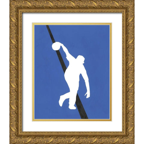 Its All About the Game XI Gold Ornate Wood Framed Art Print with Double Matting by Moore, Regina