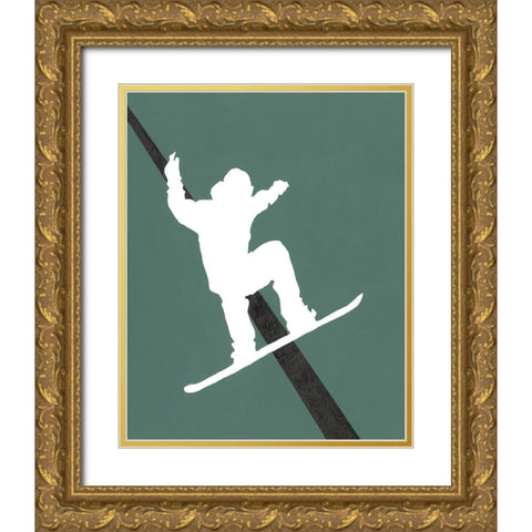 Its All About the Game XII Gold Ornate Wood Framed Art Print with Double Matting by Moore, Regina