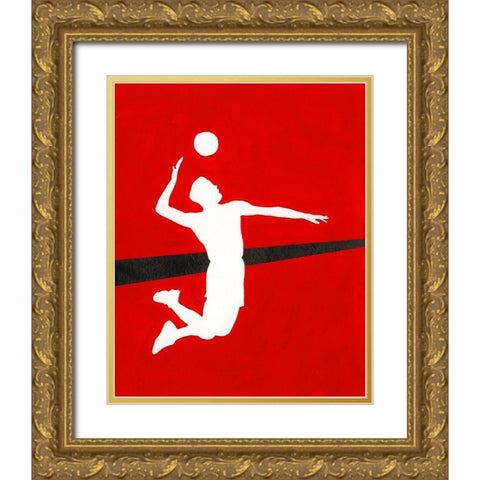 Its All About the Game XIII Gold Ornate Wood Framed Art Print with Double Matting by Moore, Regina