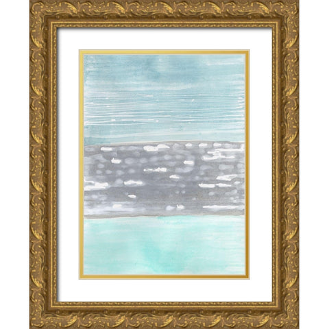 Hydrusphere I Gold Ornate Wood Framed Art Print with Double Matting by Lam, Vanna