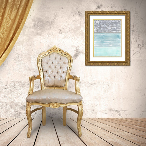 Hydrusphere II Gold Ornate Wood Framed Art Print with Double Matting by Lam, Vanna