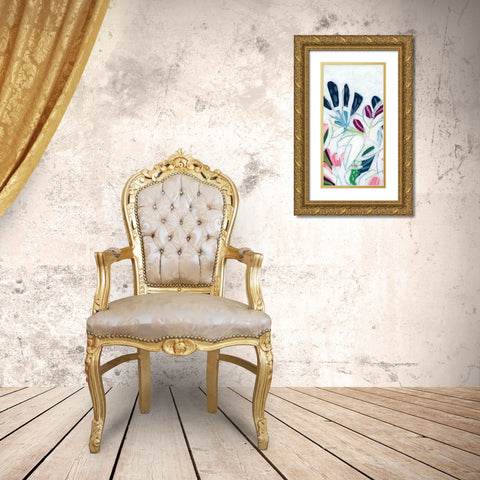 Tropical Trace IV Gold Ornate Wood Framed Art Print with Double Matting by Vess, June Erica