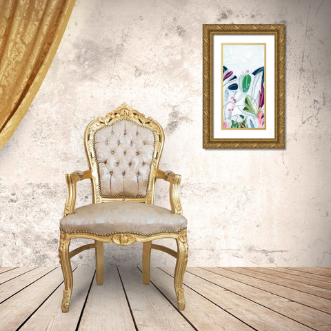 Tropical Trace VI Gold Ornate Wood Framed Art Print with Double Matting by Vess, June Erica