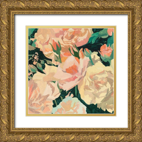Summer Glory II Gold Ornate Wood Framed Art Print with Double Matting by Wang, Melissa