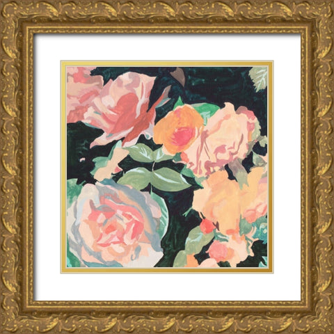 Summer Glory III Gold Ornate Wood Framed Art Print with Double Matting by Wang, Melissa