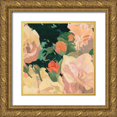 Summer Glory IV Gold Ornate Wood Framed Art Print with Double Matting by Wang, Melissa