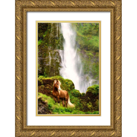 View At Rest VI Gold Ornate Wood Framed Art Print with Double Matting by PHBurchett