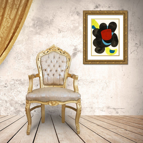 Barcelona II Gold Ornate Wood Framed Art Print with Double Matting by Fuchs, Jodi