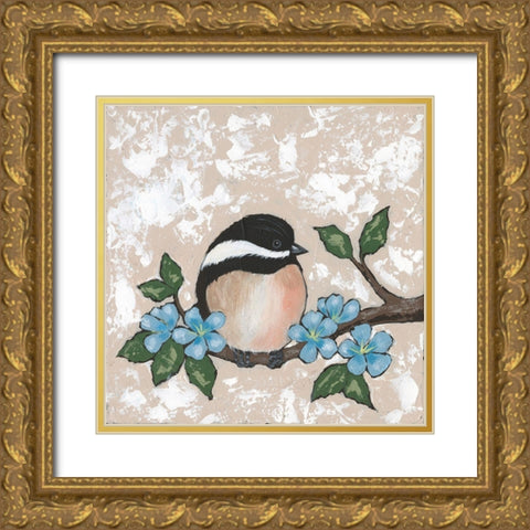 Sweet Bird II Gold Ornate Wood Framed Art Print with Double Matting by Reynolds, Jade