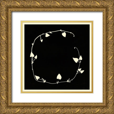 Vine of Hearts I Gold Ornate Wood Framed Art Print with Double Matting by Wang, Melissa