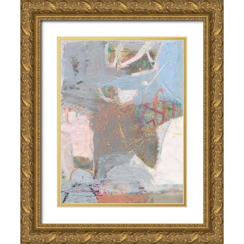 Minim II Gold Ornate Wood Framed Art Print with Double Matting by Jachimiec, Sue